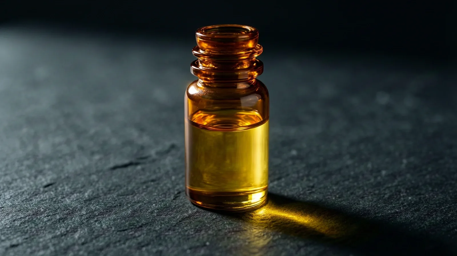 Amber glass elixir